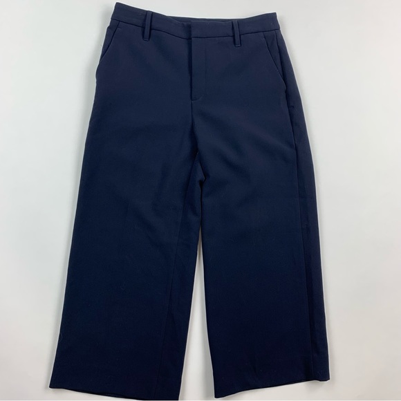 Banana Republic Pants - Banana Republic Navy Wide Leg Pants Sz 6 Petite